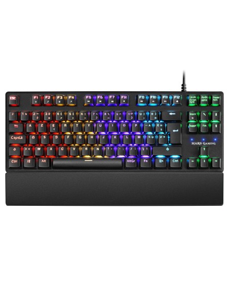 Mars Gaming MKXTKLBFR Teclado Mecánico Ultra-compacto TKL RGB Reposamuñecas Switch OUTEMU SQ Azul Idioma Francés Mars Gaming MKXTKLBFR Teclado Mecánico Ultra-compacto TKL RGB Reposamuñecas Switch OUTEMU SQ Azul Idioma Francés