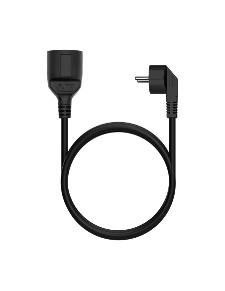 AISENS Cable Alargador de Alimentacion Schuko, CEE7 M-CEE7 H, Negro, 10M AISENS Cable Alargador de Alimentacion Schuko, CEE7 M-CEE7 H, Negro, 10M