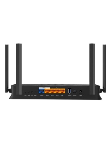 TP-Link Archer BE3600 router inalámbrico 2.5 Gigabit Ethernet Doble banda (2,4 GHz   5 GHz) Negro