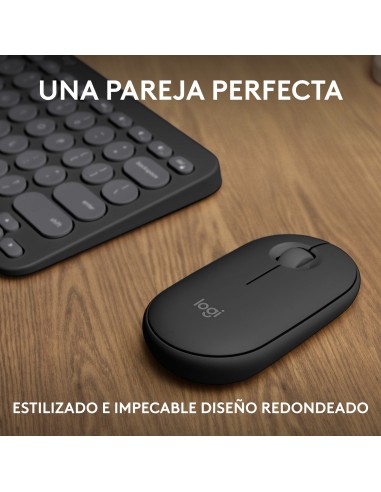 Logitech Pebble 2 Combo teclado Ratón incluido Universal RF Wireless + Bluetooth QWERTY Español Grafito