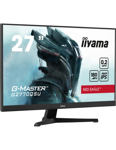 iiyama G-MASTER G2770QSU-B6 pantalla para PC 68,6 cm (27") 2560 x 1440 Pixeles Wide Quad HD LED Negro