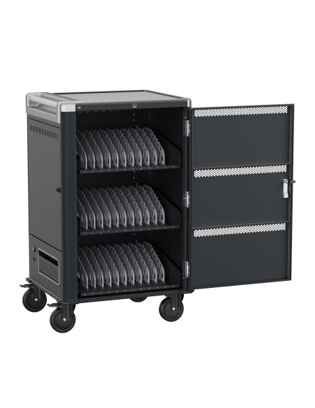 Ewent EW1701 carrito y armario de dispositivo portátil Armario de gestión y carga para dispositivos portátiles Negro, Gris Ewent EW1701 carrito y armario de dispositivo portátil Armario de gestión y carga para dispositivos portátiles Negro, Gris