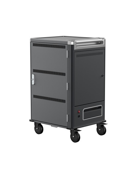 Ewent EW1701 carrito y armario de dispositivo portátil Armario de gestión y carga para dispositivos portátiles Negro, Gris Ewent EW1701 carrito y armario de dispositivo portátil Armario de gestión y carga para dispositivos portátiles Negro, Gris
