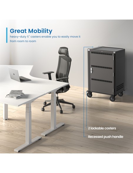 Ewent EW1701 carrito y armario de dispositivo portátil Armario de gestión y carga para dispositivos portátiles Negro, Gris Ewent EW1701 carrito y armario de dispositivo portátil Armario de gestión y carga para dispositivos portátiles Negro, Gris