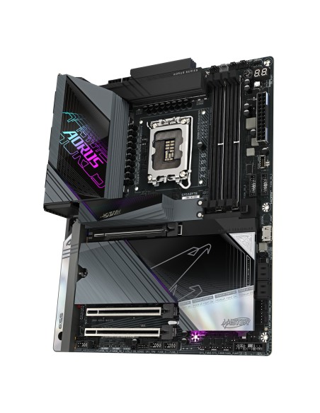 GIGABYTE Placa base Z890 AORUS MASTER - Compatible con CPUs Intel Core Ultra (Serie 2), VRM de 18+1+2 fases, hasta 9500MHz DDR5
