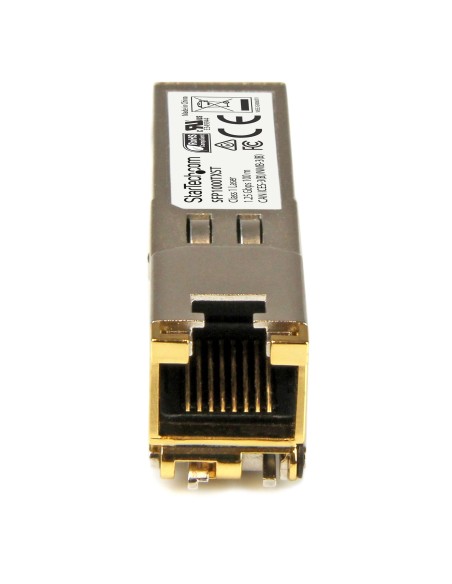 StarTech.com Módulo Transceptor SFP Compatible con MSA sin Codificar - 1000BASE-TX - SFP a RJ45 Cat6   Cat5e - SFP Ethernet StarTech.com Módulo Transceptor SFP Compatible con MSA sin Codificar - 1000BASE-TX - SFP a RJ45 Cat6   Cat5e - SFP Ethernet