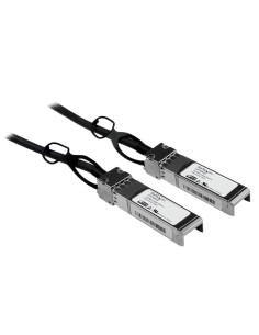 StarTech.com Cable de 3m Twinax Direct Attach SFP+ a SFP+ - 10G Compatible con Cisco SFP-H10GB-CU3M - DAC de Cobre SFP+ 10GbE -