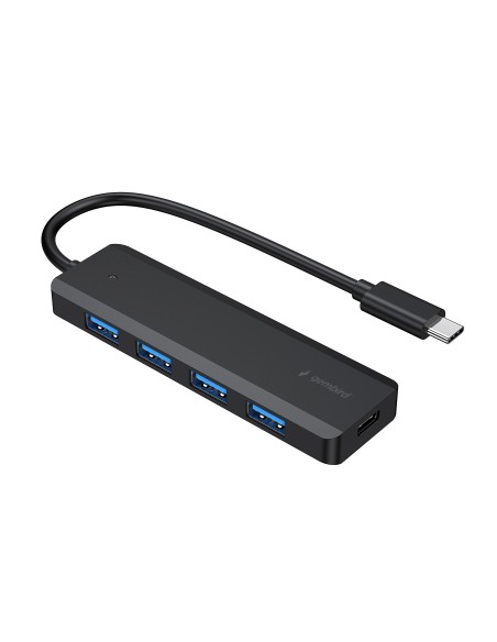 Gembird UHB-CM-U3P4P-01 hub de interfaz USB 3.2 Gen 1 (3.1 Gen 1) Type-C Negro