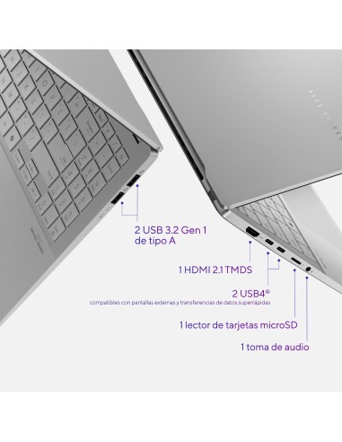 ASUS Vivobook S 15 OLED S5507QA-MA006W Copilot+ PC - Ordenador Portátil 15.6" Wide Quad HD+ 120Hz (Qualcomm Snapdragon