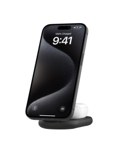 Belkin BoostCharge Auriculares, Smartphone Negro USB Cargador inalámbrico Carga rápida Interior 2