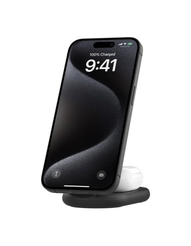 Belkin BoostCharge Auriculares, Smartphone Negro USB Cargador inalámbrico Carga rápida Interior