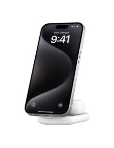 Belkin BoostCharge Auriculares, Smartphone Blanco USB Cargador inalámbrico Carga rápida Interior 2