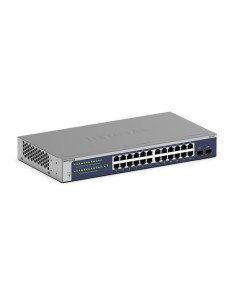 NETGEAR GS724Tv6 Gestionado L2+ L3 Gigabit Ethernet (10 100 1000) 1U Azul, Gris