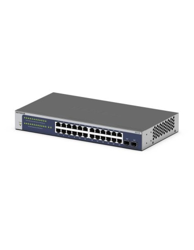 NETGEAR GS724Tv6 Gestionado L2+ L3 Gigabit Ethernet (10 100 1000) 1U Azul, Gris