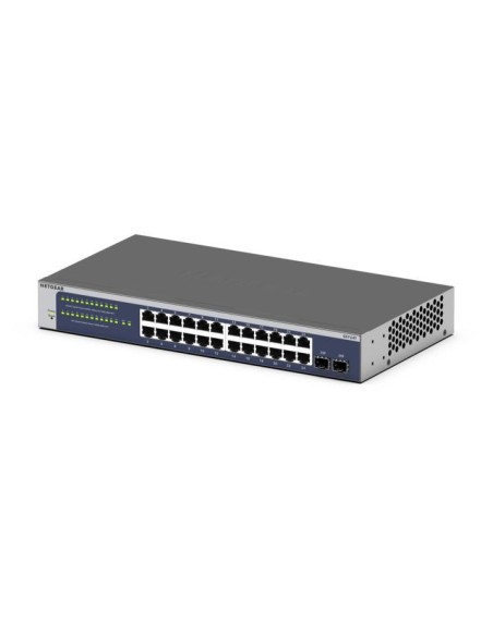 NETGEAR GS724Tv6 Gestionado L2+ L3 Gigabit Ethernet (10 100 1000) 1U Azul, Gris