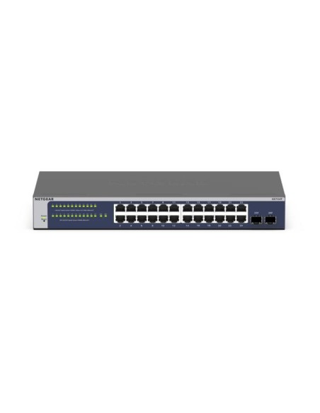 NETGEAR GS724Tv6 Gestionado L2+ L3 Gigabit Ethernet (10 100 1000) 1U Azul, Gris