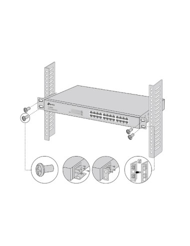 TP-Link Omada RackMount Kit-19 Kit de montaje
