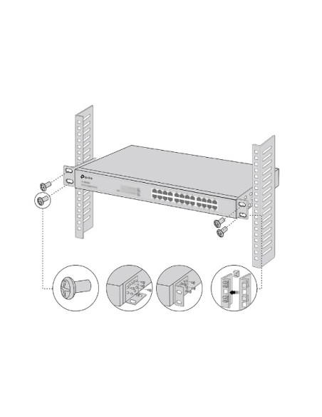 TP-Link Omada RackMount Kit-19 Kit de montaje