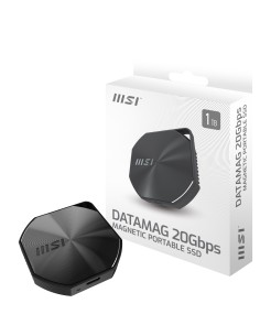 MSI DATAMAG 20GBPS 1TB unidad externa de estado sólido USB Tipo C USB 3.2 Gen 2x2 Negro 2