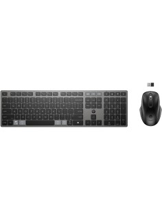HP Combinación de teclado y ratón inalámbricos recargables multidispositivo 725