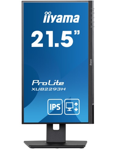 iiyama ProLite XUB2293HS-B3 pantalla para PC 54,6 cm (21.5") 1920 x 1080 Pixeles Full HD LED Negro