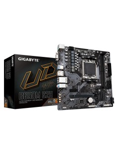 GIGABYTE B650M S2H Placa base - AMD Ryzen serie 9000, VRM de 5+2+2 fases, hasta 6400 MHz DDR5 (OC), 1xPCIe 4.0 M.2, LAN GbE,