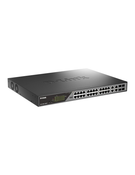 D-Link DSS-200G-28MPP switch Gestionado L2 Gigabit Ethernet (10 100 1000) Energía sobre Ethernet (PoE) 1U Gris