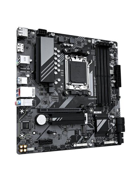 GIGABYTE B650M D3HP Placa base - AMD Ryzen serie 9000, VRM de 5+2+2 fases, hasta 7600 MHz DDR5 (OC), 2xPCIe 4.0 M.2, LAN 2,5 GIGABYTE B650M D3HP Placa base - AMD Ryzen serie 9000, VRM de 5+2+2 fases, hasta 7600 MHz DDR5 (OC), 2xPCIe 4.0 M.2, LAN 2,5
