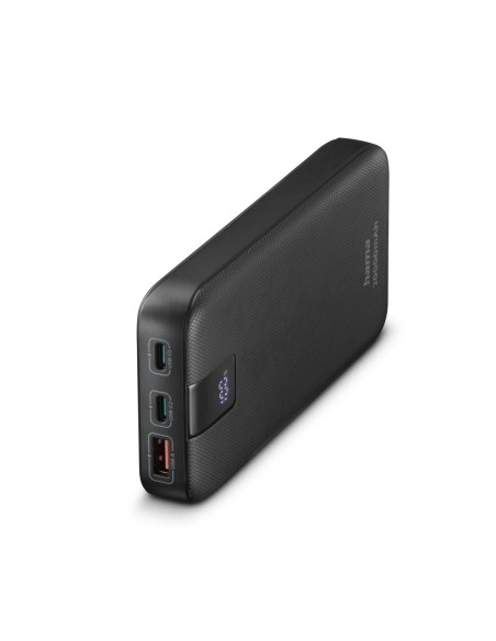 Hama 00201719 batería externa Polímero de litio 20000 mAh Antracita