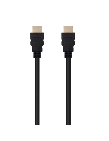 Nanocable Cable HDMI V2.0 4K@60Hz 18Gbps A M-A M, 1 m, Negro