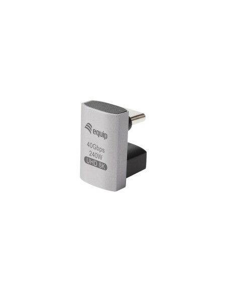 Equip 133478 cambiador de género para cable USB C Negro, Gris