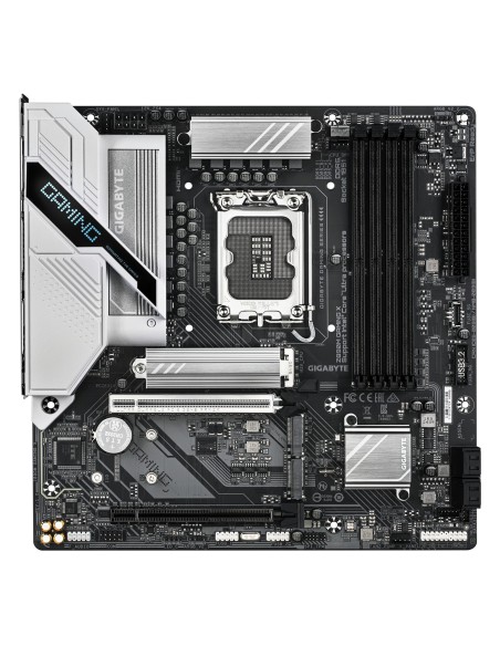 GIGABYTE Placa base Z890M GAMING X - Compatible con procesadores Intel Core Ultra (Serie 2), 8+1+2 fases VRM, hasta 8800MHz GIGABYTE Placa base Z890M GAMING X - Compatible con procesadores Intel Core Ultra (Serie 2), 8+1+2 fases VRM, hasta 8800MHz