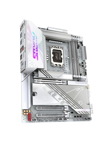 GIGABYTE Placa base Z890 AORUS PRO ICE - Compatible con CPUs Intel Core Ultra (Serie 2), VRM de 16+1+2 fases, hasta 9500MHz