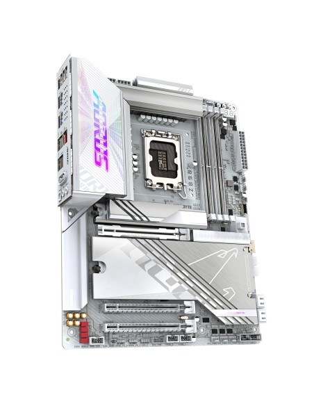 GIGABYTE Placa base Z890 AORUS PRO ICE - Compatible con CPUs Intel Core Ultra (Serie 2), VRM de 16+1+2 fases, hasta 9500MHz