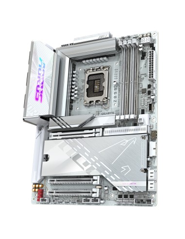 GIGABYTE Placa base Z890 AORUS PRO ICE - Compatible con CPUs Intel Core Ultra (Serie 2), VRM de 16+1+2 fases, hasta 9500MHz