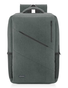 AISENS Mochila urbana y de oficina para portatil 15,6, Gris