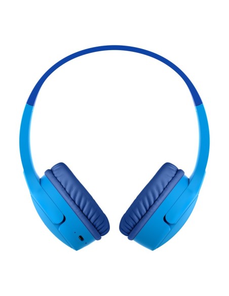 Belkin SoundForm Mini Auriculares Inalámbrico Diadema Llamadas Música USB Tipo C Azul