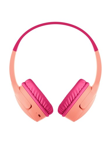 Belkin SoundForm Mini Auriculares Inalámbrico Diadema Llamadas Música USB Tipo C Rosa