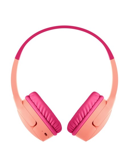 Belkin SoundForm Mini Auriculares Inalámbrico Diadema Llamadas Música USB Tipo C Rosa