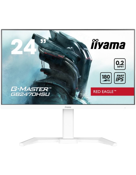 iiyama G-MASTER GB2470HSU-W6 pantalla para PC 60,5 cm (23.8") 1920 x 1080 Pixeles Full HD LED Blanco