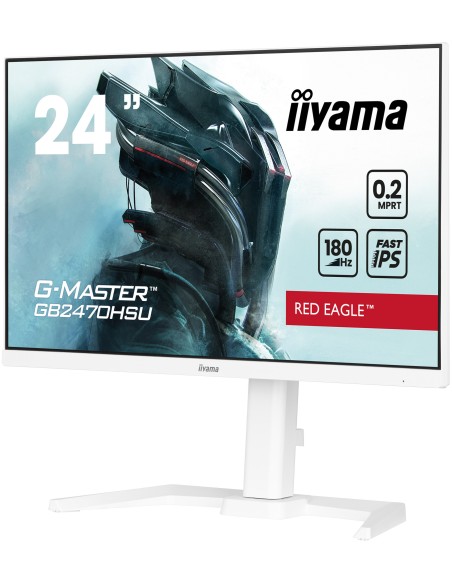 iiyama G-MASTER GB2470HSU-W6 pantalla para PC 60,5 cm (23.8") 1920 x 1080 Pixeles Full HD LED Blanco