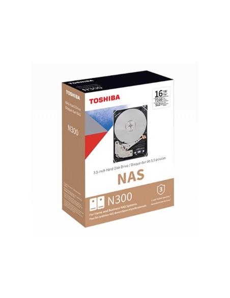 Toshiba N300 disco duro interno 10 TB 7200 RPM 512 MB 3.5" SATA