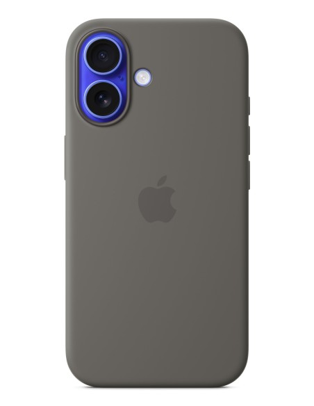 Apple Funda de silicona con MagSafe para el iPhone 16 - Gris piedra