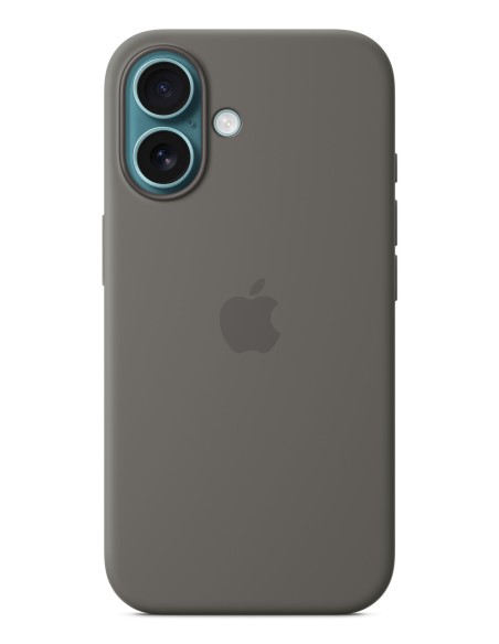 Apple Funda de silicona con MagSafe para el iPhone 16 - Gris piedra