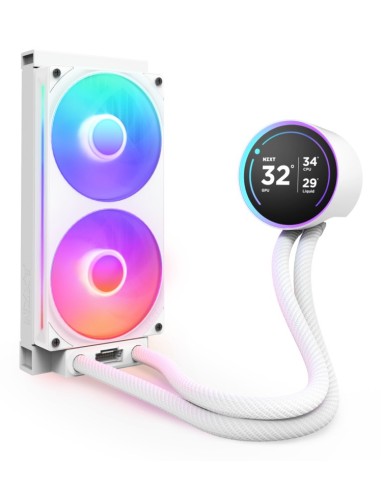 NZXT Kraken Elite 240 RGB Procesador Sistema de refrigeración líquida todo en uno 12 cm Blanco 1 pieza(s)