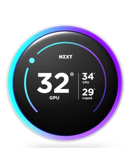 NZXT Kraken Elite 240 RGB Procesador Sistema de refrigeración líquida todo en uno 12 cm Blanco 1 pieza(s)