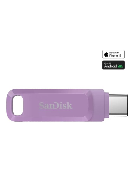 SanDisk Ultra Dual Drive Go unidad flash USB 1 TB USB Tipo C 3.2 Gen 1 (3.1 Gen 1) Lavanda SanDisk Ultra Dual Drive Go unidad flash USB 1 TB USB Tipo C 3.2 Gen 1 (3.1 Gen 1) Lavanda