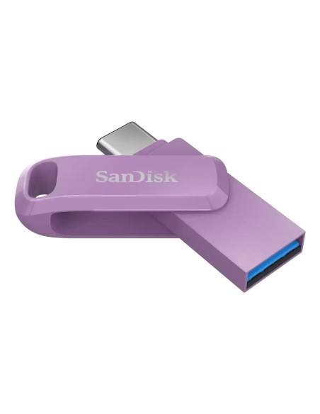 SanDisk Ultra Dual Drive Go unidad flash USB 1 TB USB Tipo C 3.2 Gen 1 (3.1 Gen 1) Lavanda SanDisk Ultra Dual Drive Go unidad flash USB 1 TB USB Tipo C 3.2 Gen 1 (3.1 Gen 1) Lavanda