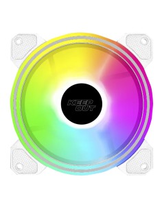 KeepOut XFC-120DRW sistema de refrigeración para ordenador Carcasa del ordenador Ventilador 12 cm Blanco 2