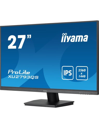 iiyama ProLite XU2793QS-B7 pantalla para PC 68,6 cm (27") 2560 x 1440 Pixeles 4K Ultra HD LED Negro